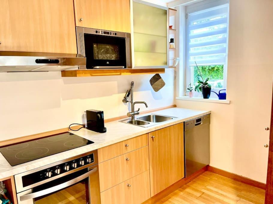 Schoene Wohnung Mit Eigenen Eingang Und Terrasse Gosseling 外观 照片